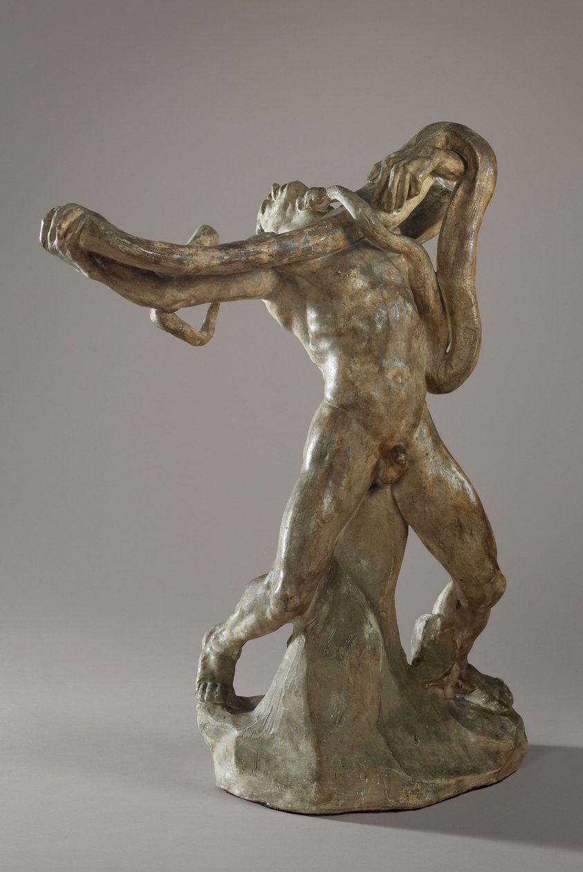 Yılanlı Adam, 1886 dolayları by Auguste Rodin