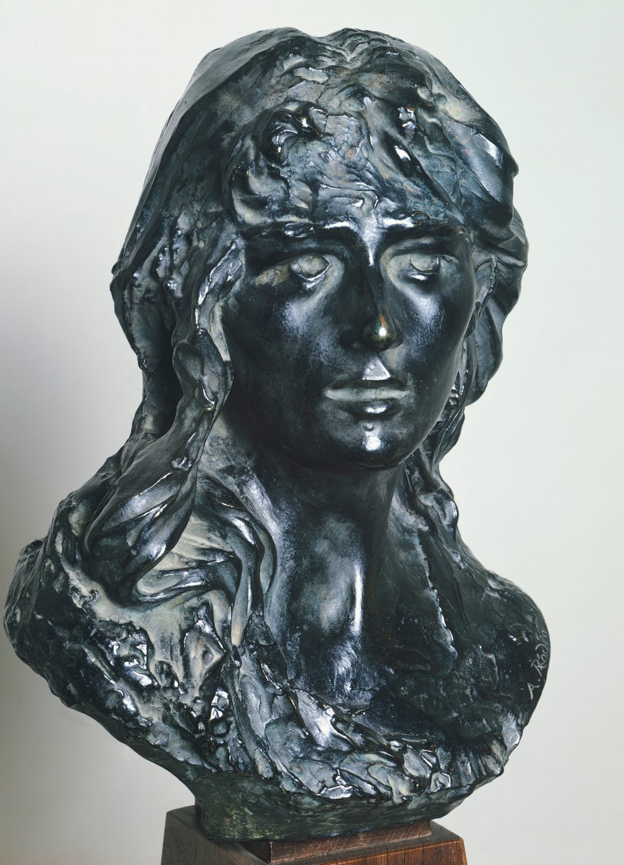 Mignon (Gül Beuret Portresi), Auguste Rodin (1840-1917), portre by Auguste Rodin