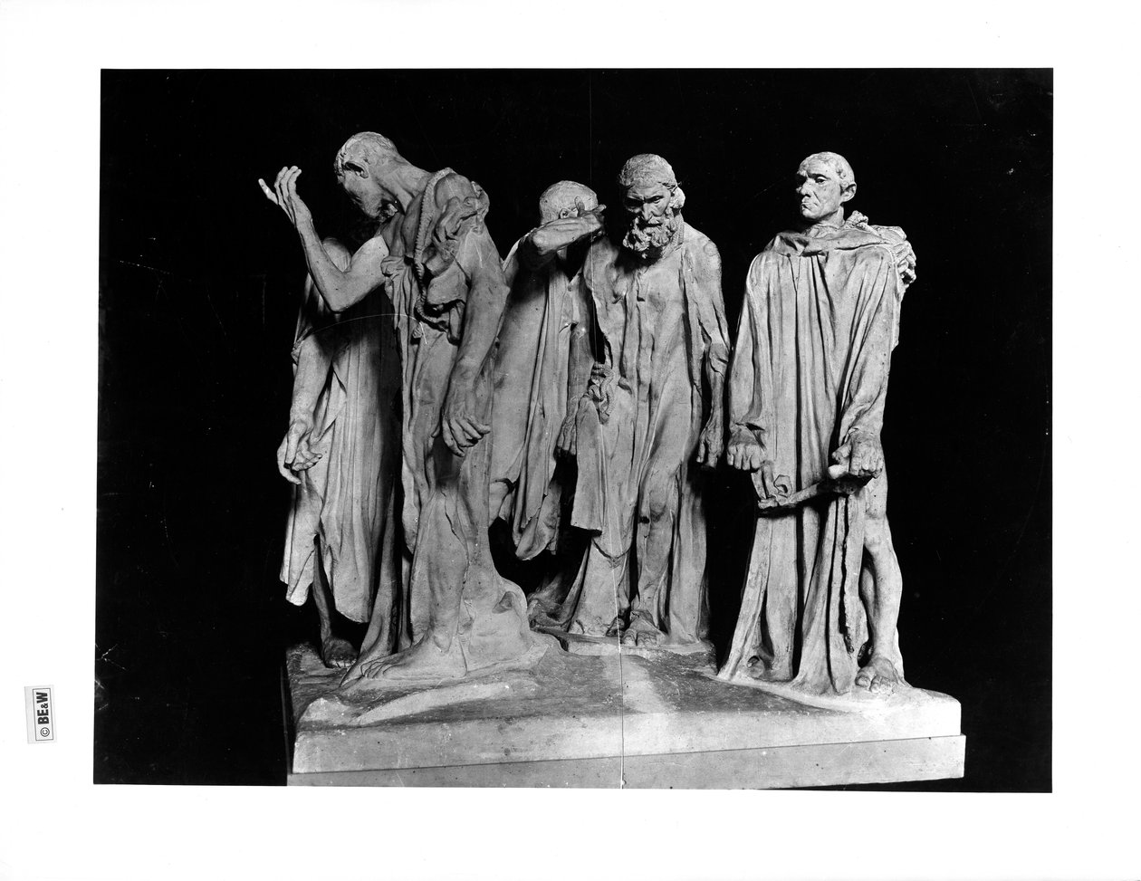 Calais Burghers, 1889 (alçı) by Auguste Rodin