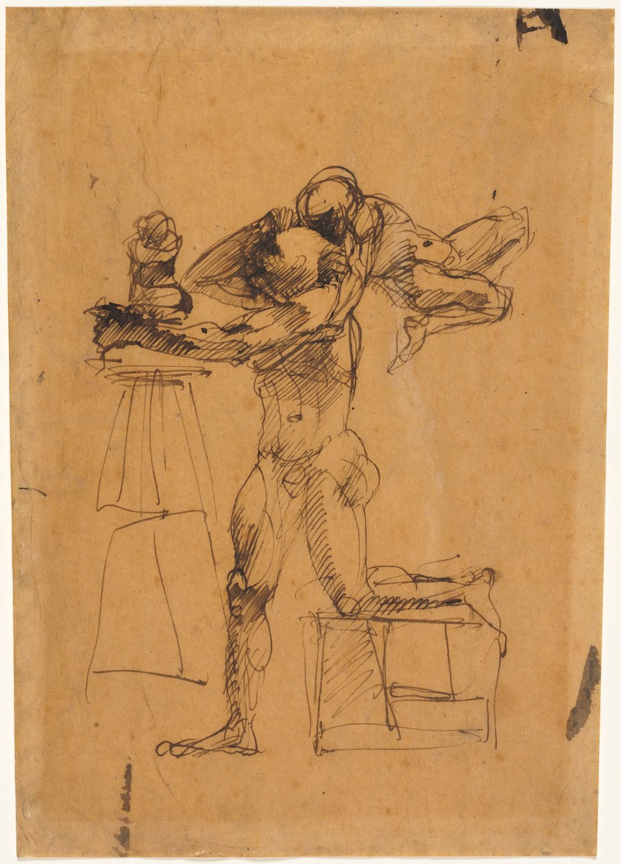Heykeltıraşın Dehası, c. 1880-1883. by Auguste Rodin