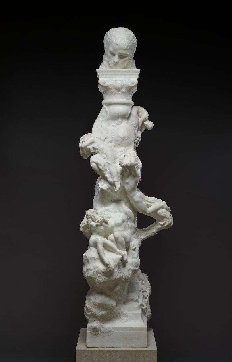 Şair ve Tefekkür Eden Hayat: Fenaille Sütunu, 1896 by Auguste Rodin