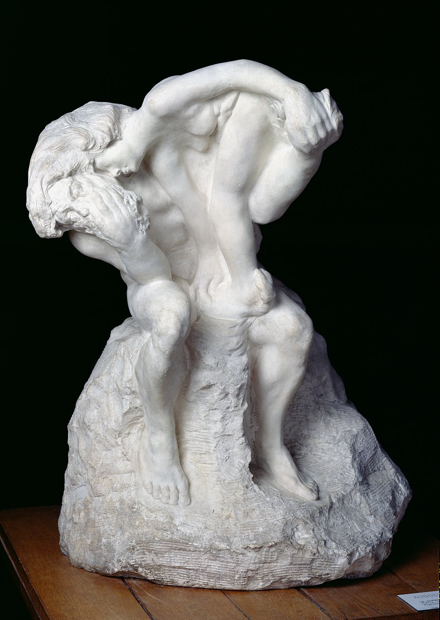 Heykeltıraş ve İlham Perisi, 1895 by Auguste Rodin