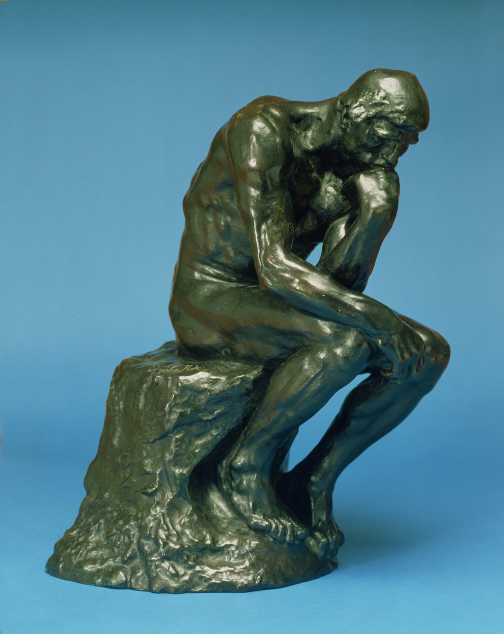 The Thinker, 1880 (bronz) (ayrıca bkz. 158431) by Auguste Rodin