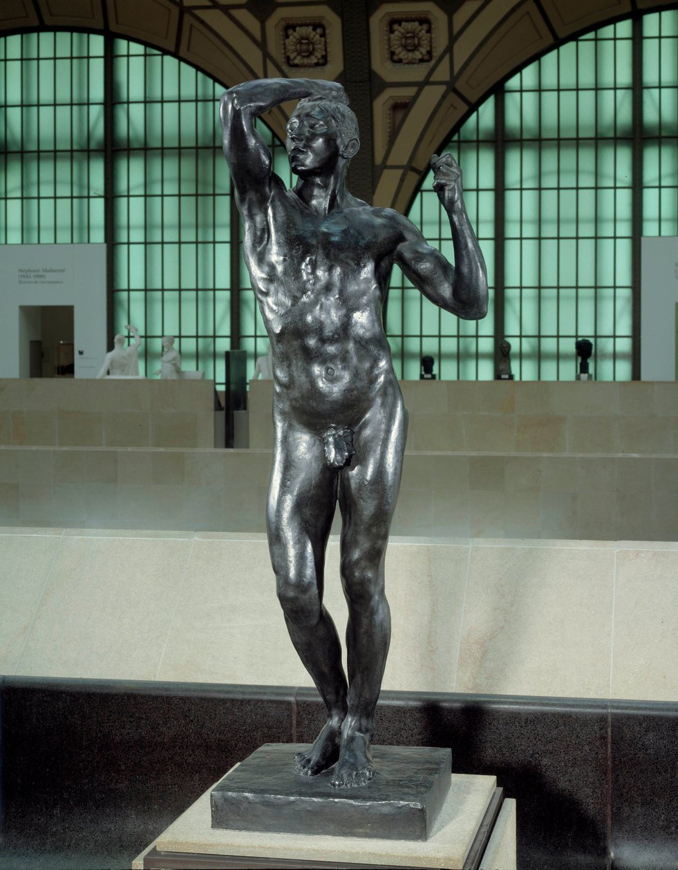 Auguste Rodin (1840-1917) Dim'in bronz Çağı Bronz heykeli. 178x59x61,5 cm. 1877'den sonra. Musee d'Orsay, Paris by Auguste Rodin