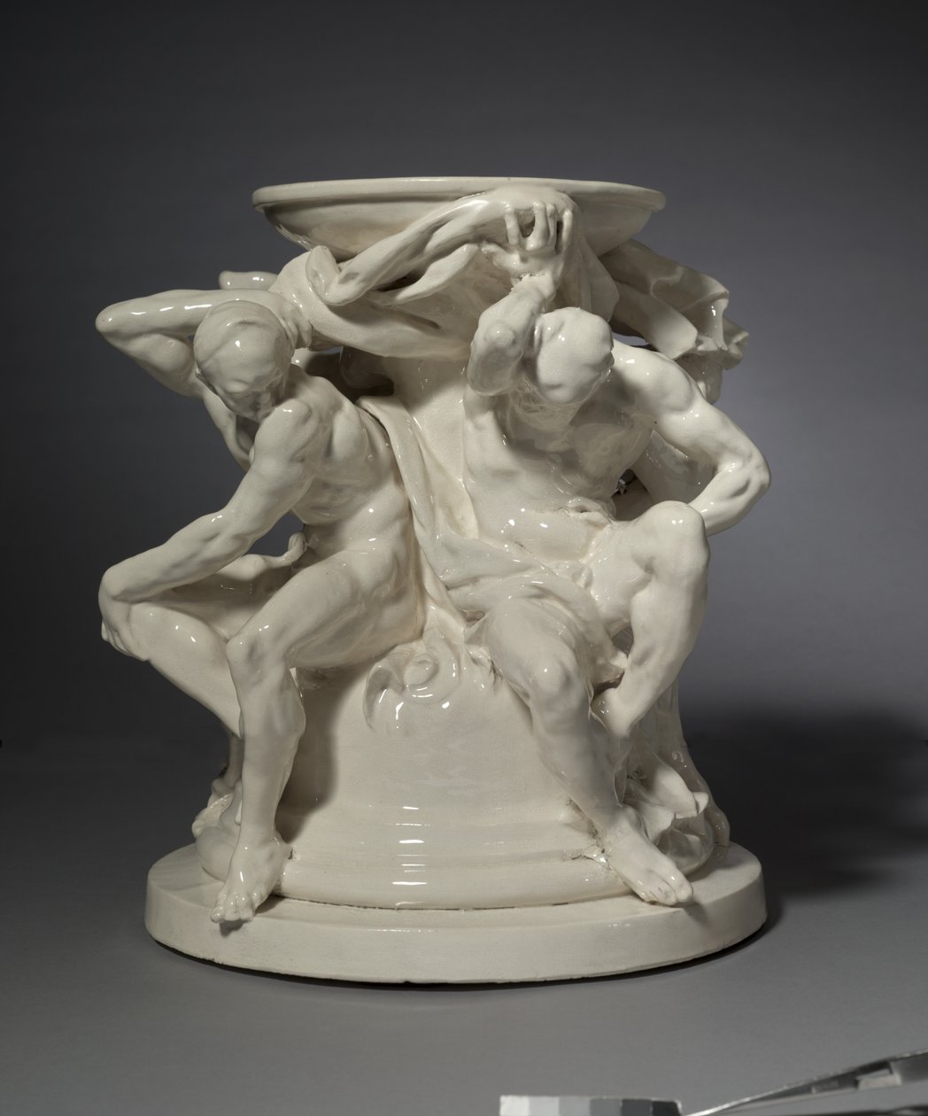 Titans, Bir Vazo Desteği, Albert-Ernest Carrier-Belleuse tarafından tasarlandı by Auguste Rodin