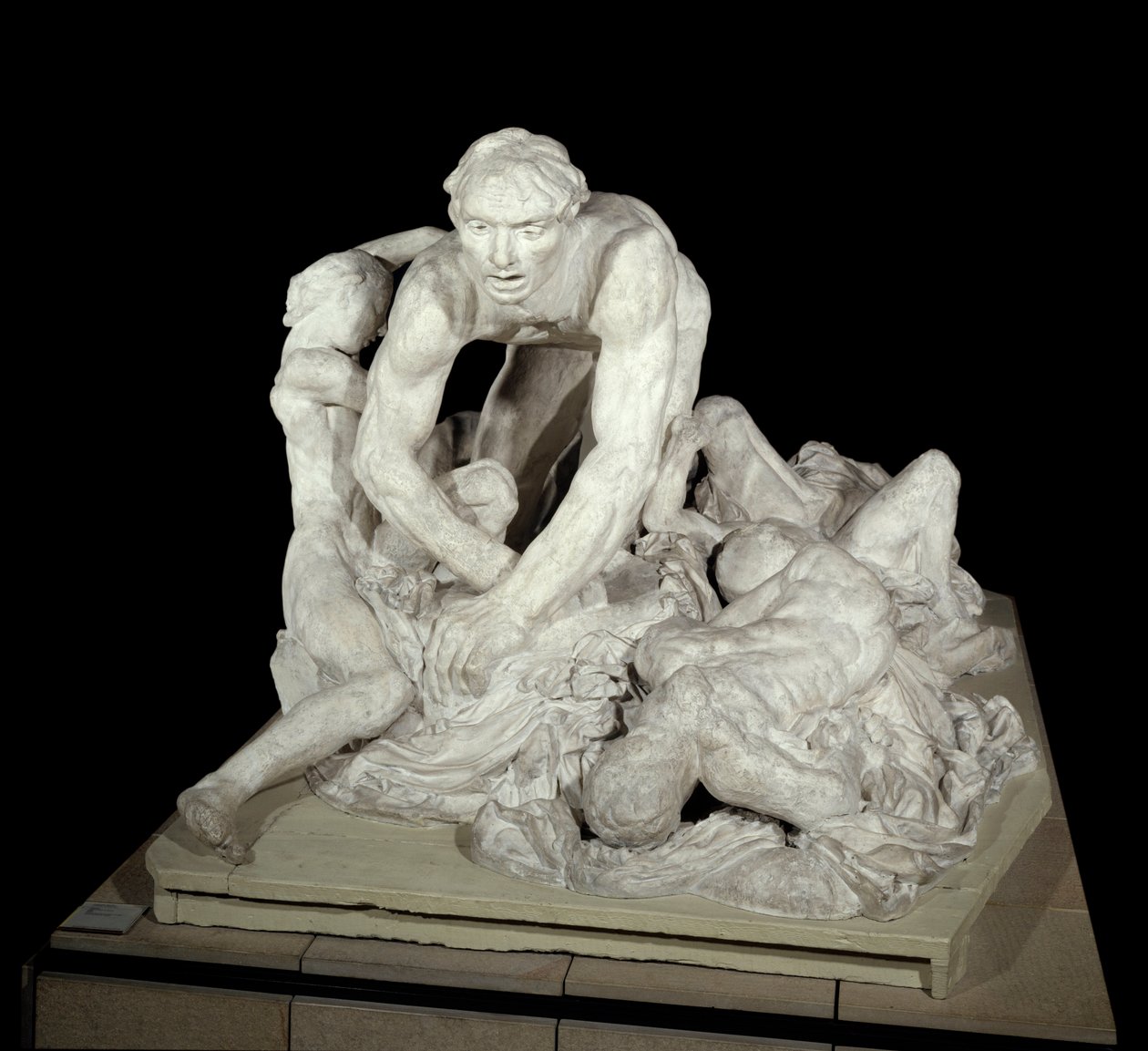 Ugolin Ugolin (Kont Ugolino della Gherardesca), Pisa tiranı ve vatan haini, dört çocuğuyla çevrili. Dante Alighieri (1265-1321) tarafından yazılan “İlahi Komedya”da (La Divina Commedia) Cehennemde canlandırılan karakter. Auguste Rod