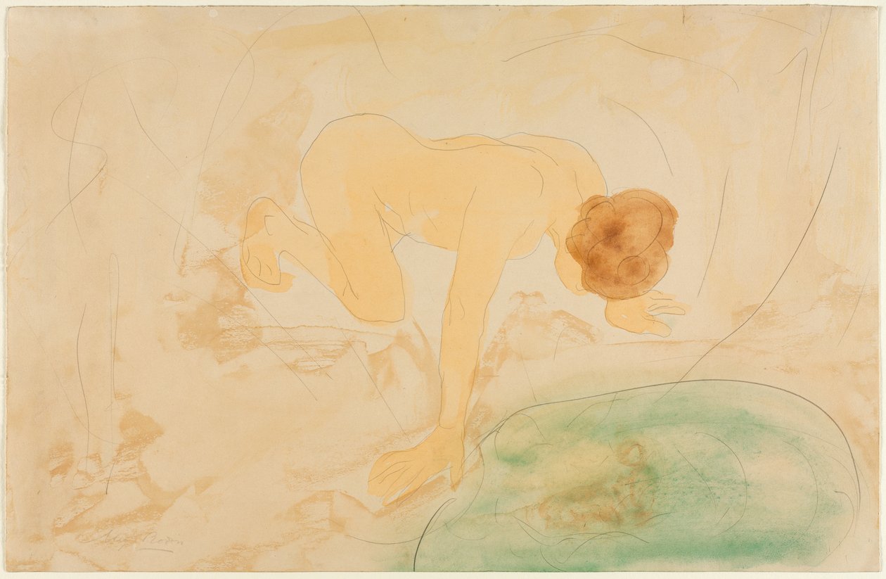 Yansıma, c. 1900-10. by Auguste Rodin Hand B