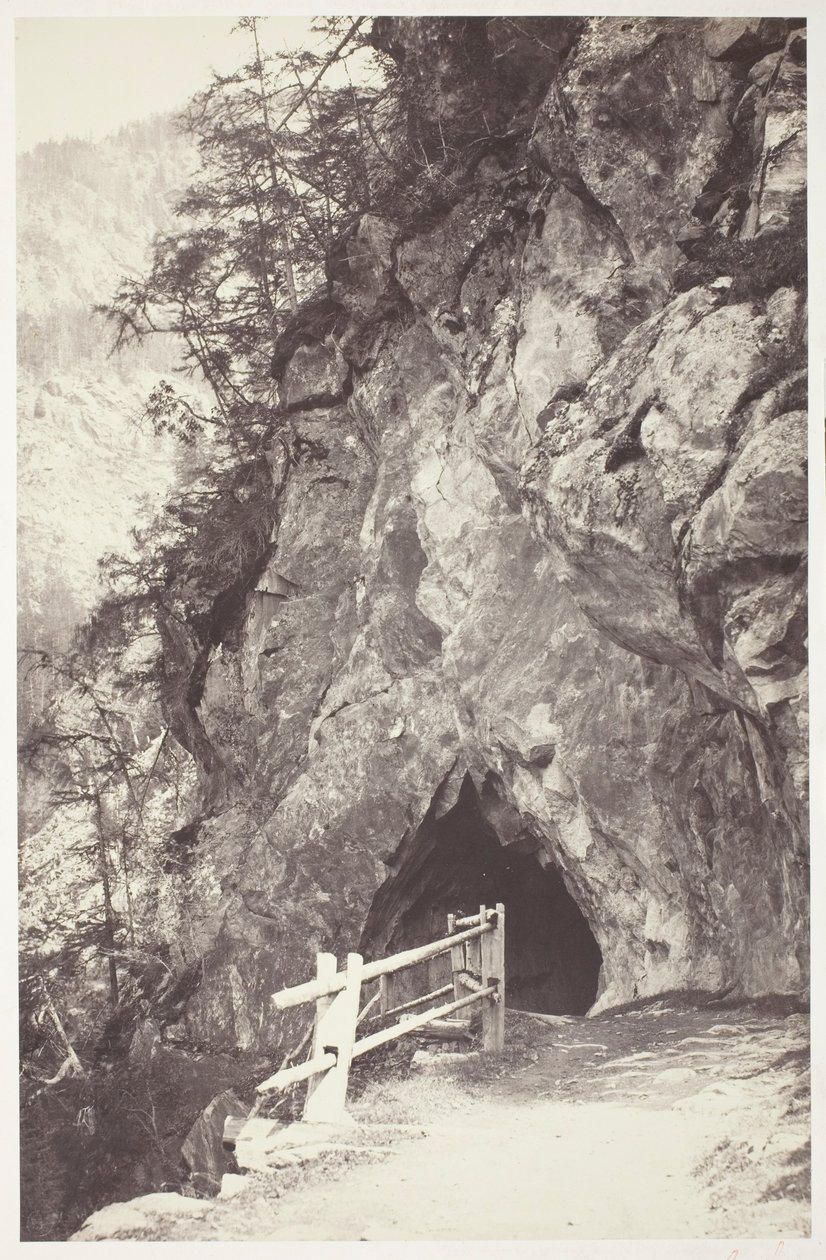 Savoie 41, Siyah Kafa Tüneli by Auguste Rosalie Bisson