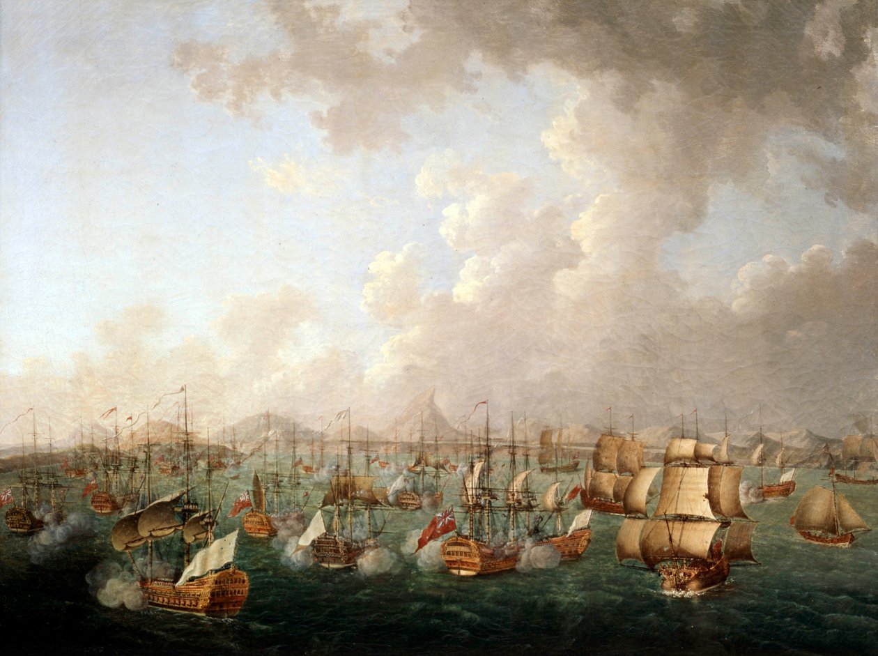 Porto Praya Savaşı, 16 Nisan 1781, 1786 by Auguste Rossel De Cercy