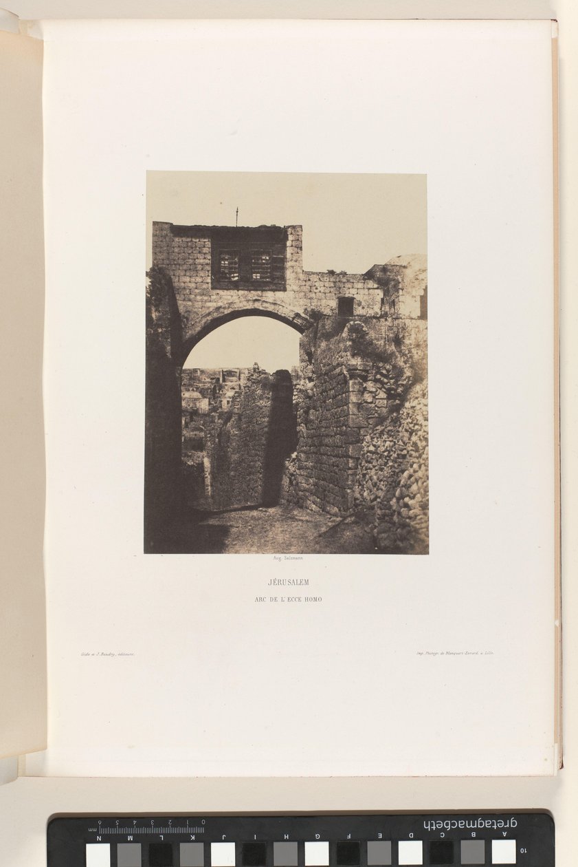 Boog van Bakın Adam, Jeruzalem Kudüs. Arc de l