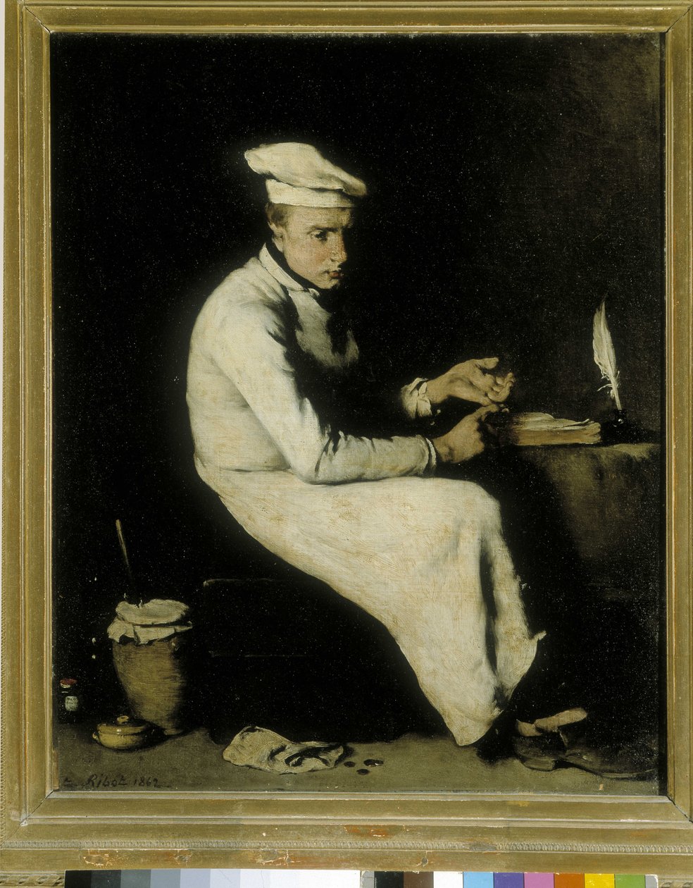 muhasebeci aşçı by Auguste Theodule Ribot