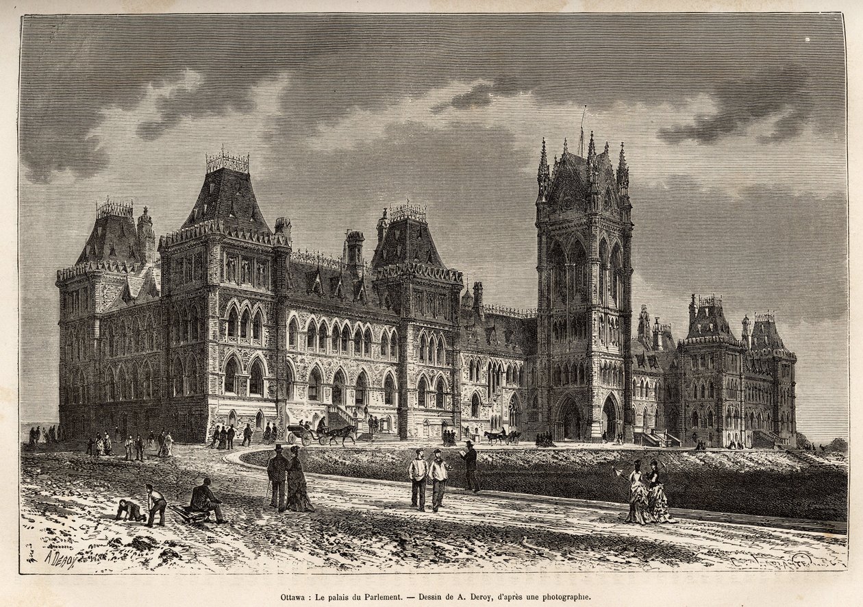 1859 ve 1876 yılları arasında inşa edilen Ottawa