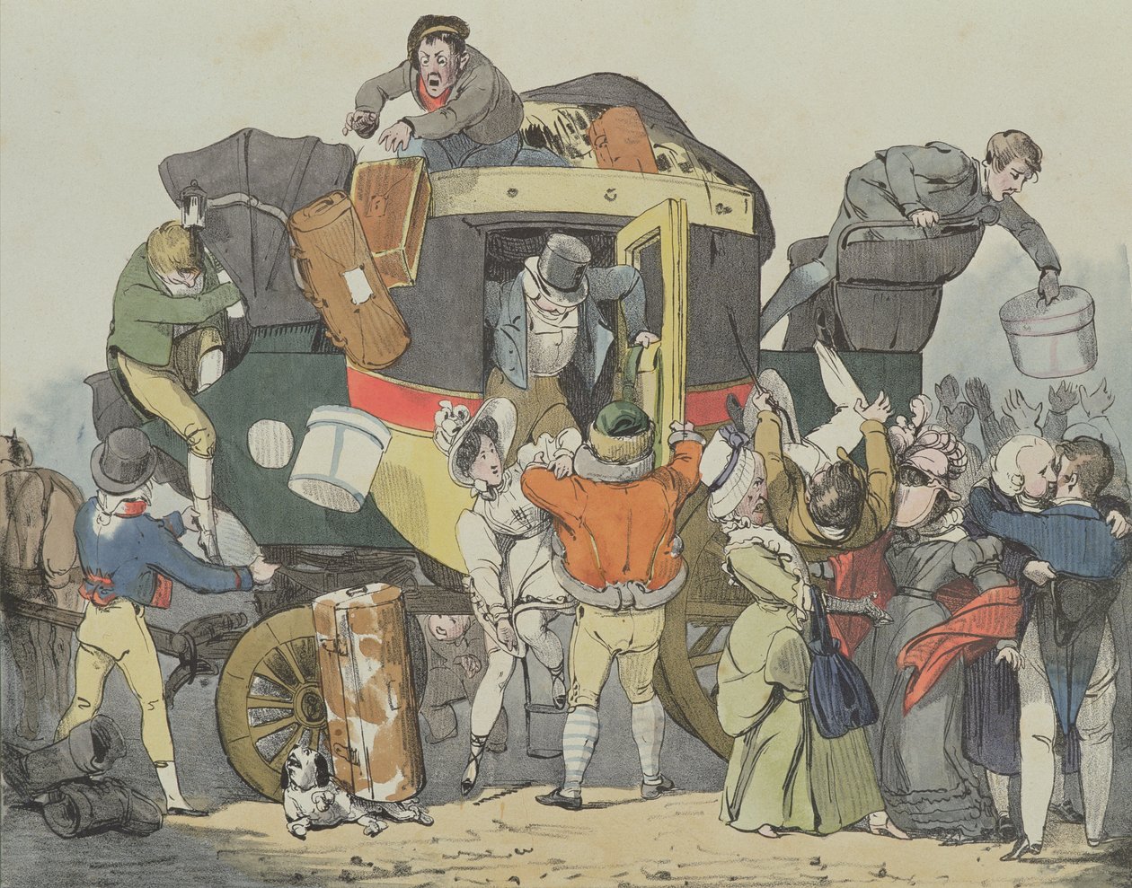 Rahatsızlık, 1826 by Auguste Xavier Leprince
