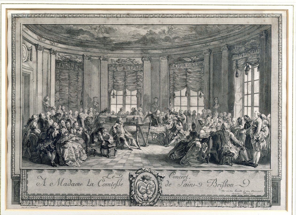 L. Provost tarafından oyulmuş Saint Brisson Kontesi