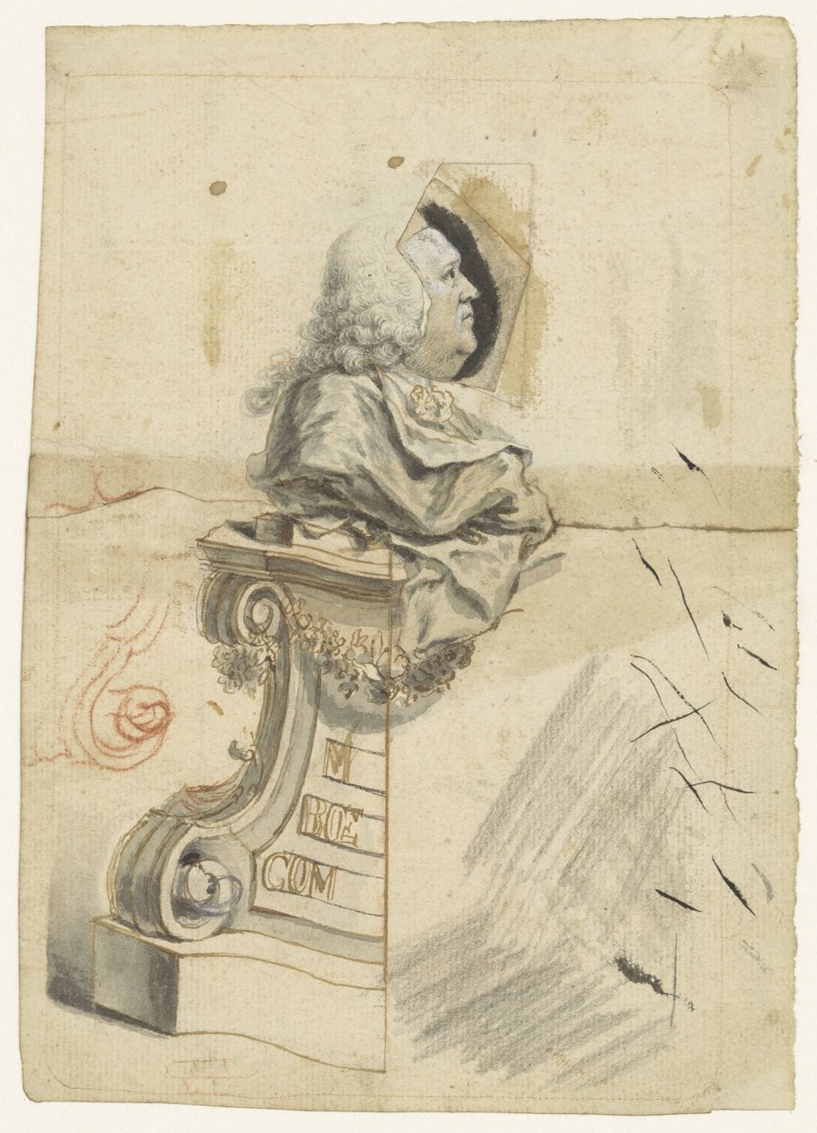 Gerard van Swieten'in portresi by Augustin Cipps