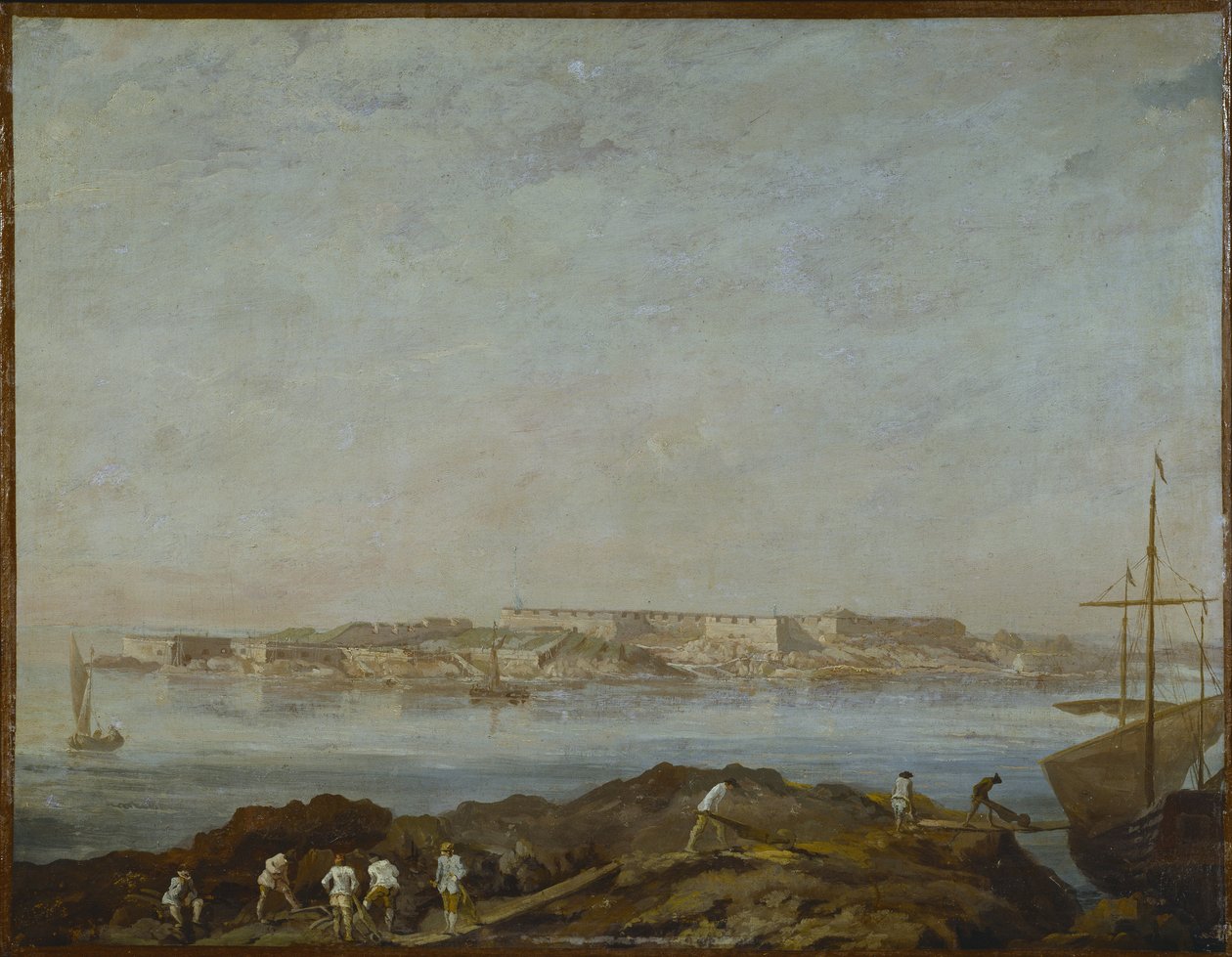 Vue de Sveaborg (ou Suomenlinna, Viapori) (Finlandiya) - Sveaborg