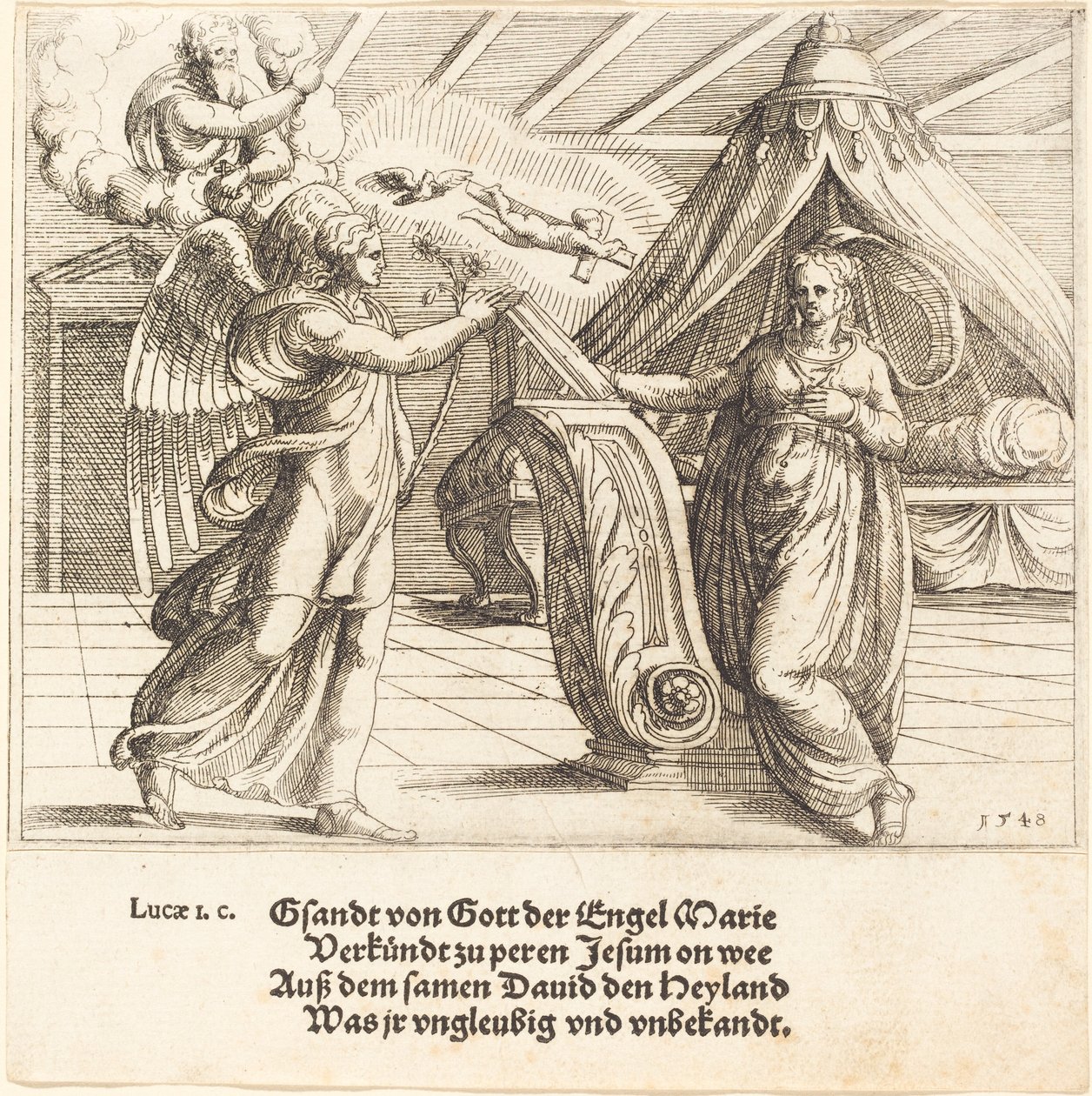 Müjde, 1548. by Augustin Hirschvogel