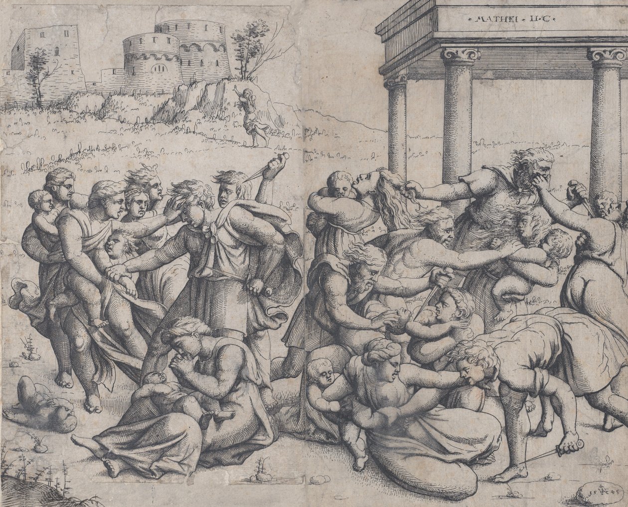Masumların Katliamı, 1545. by Augustin Hirschvogel