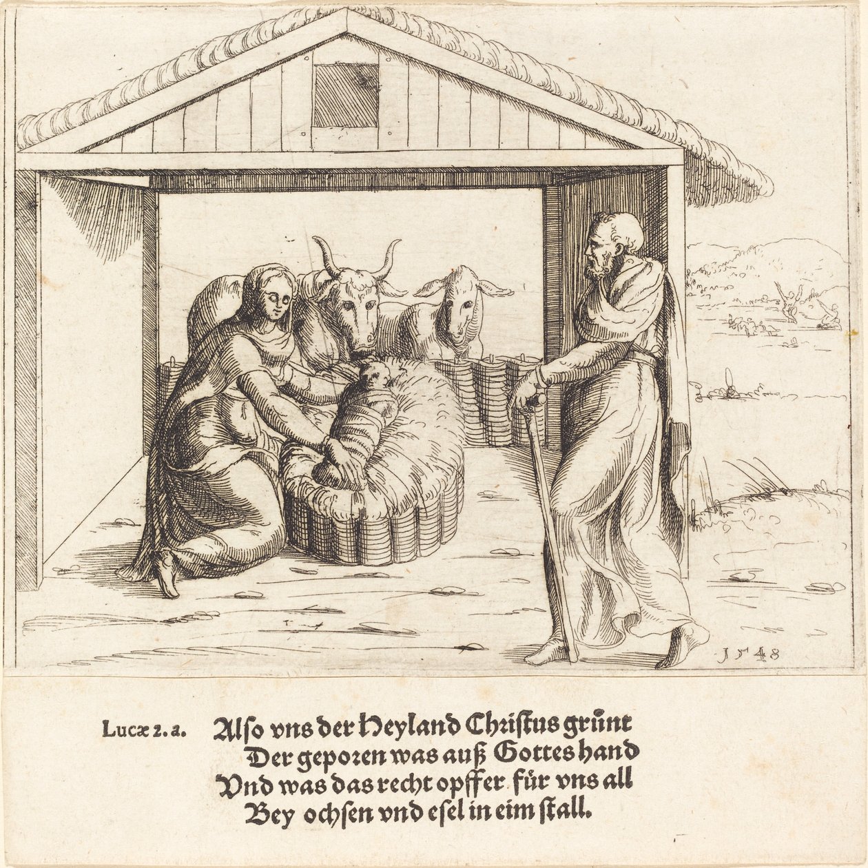 Doğuş, 1548. by Augustin Hirschvogel
