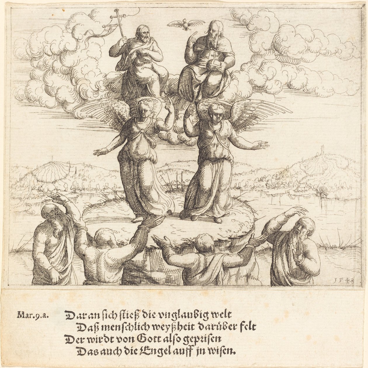 Başkalaşım, 1548. by Augustin Hirschvogel