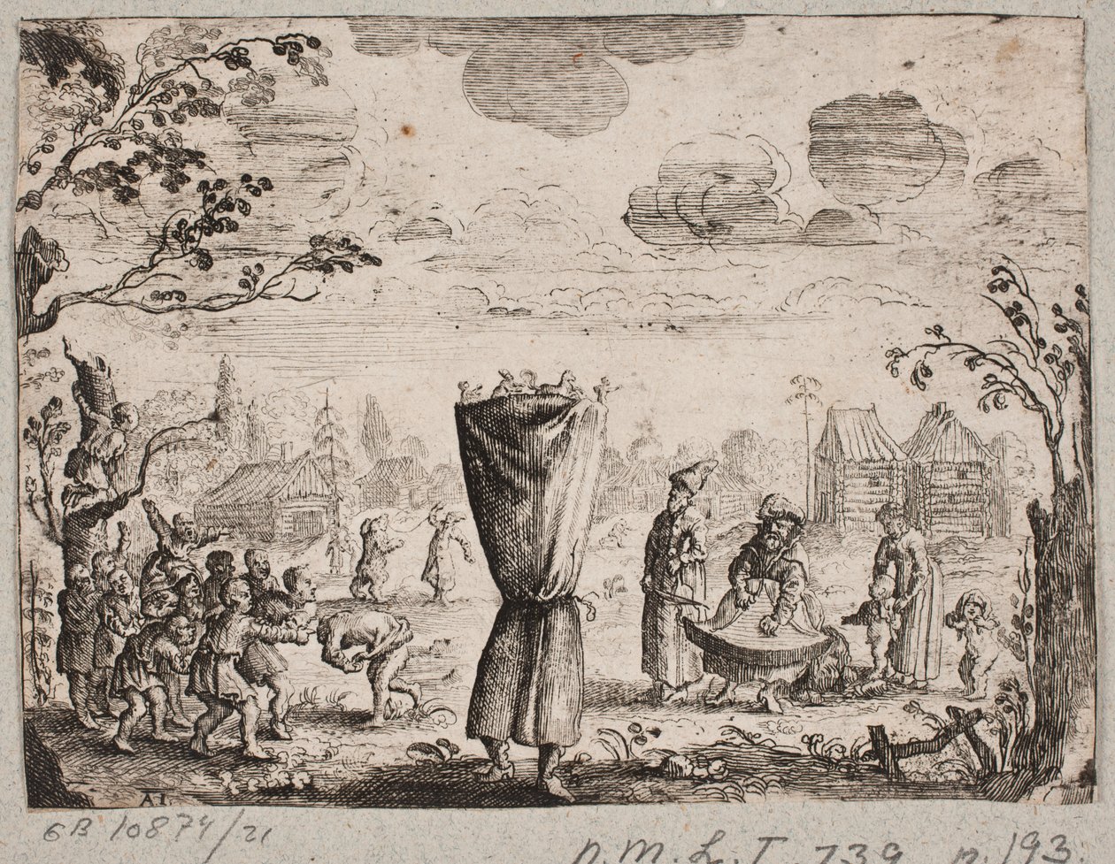 Bir Rus köyünde performans sergilemek by Augustin John