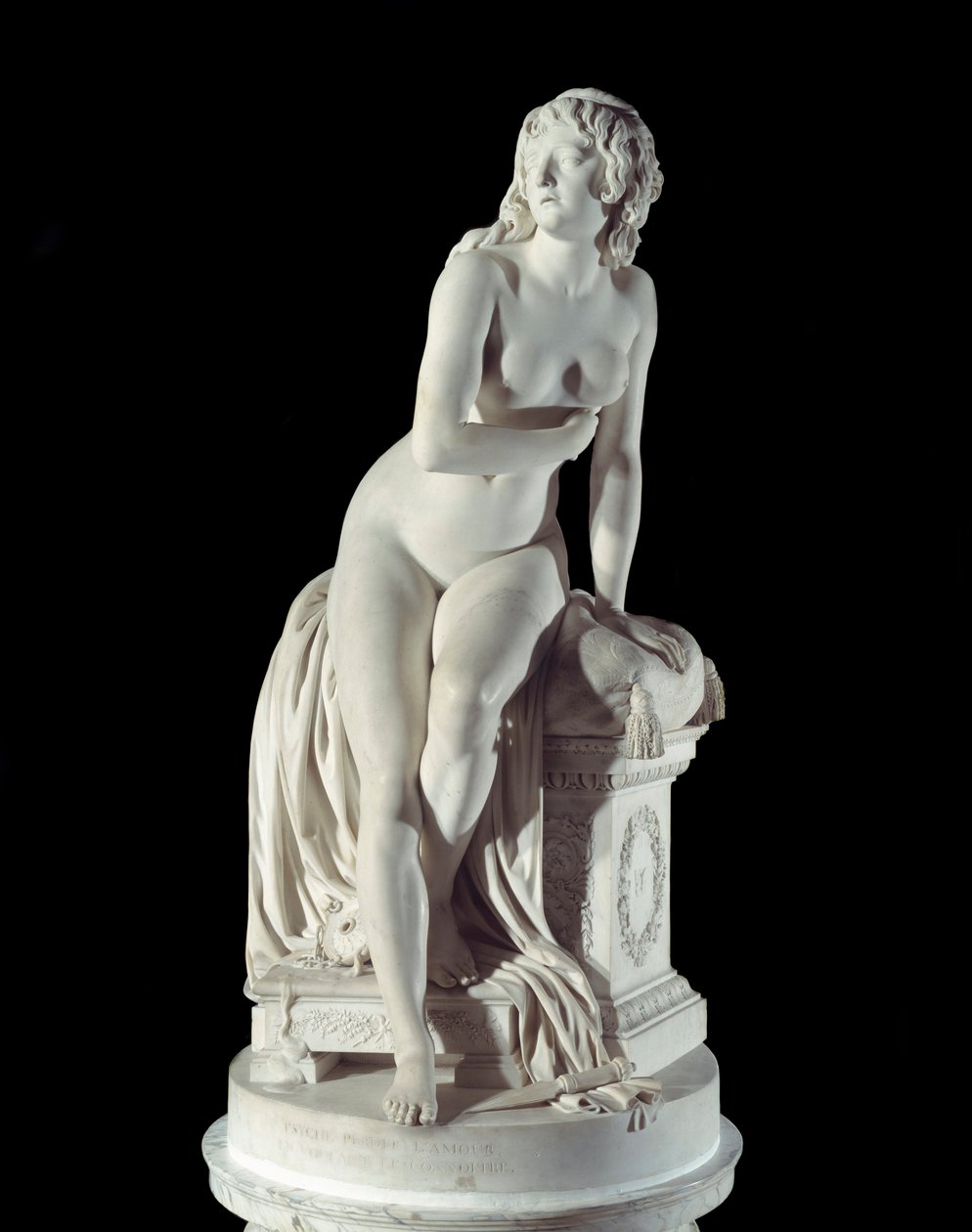Terkedilmiş Ruh Heykeli, Augustin Pajou (1730-1809) 1791 Paris, Louvre Müzesi by Augustin Pajou