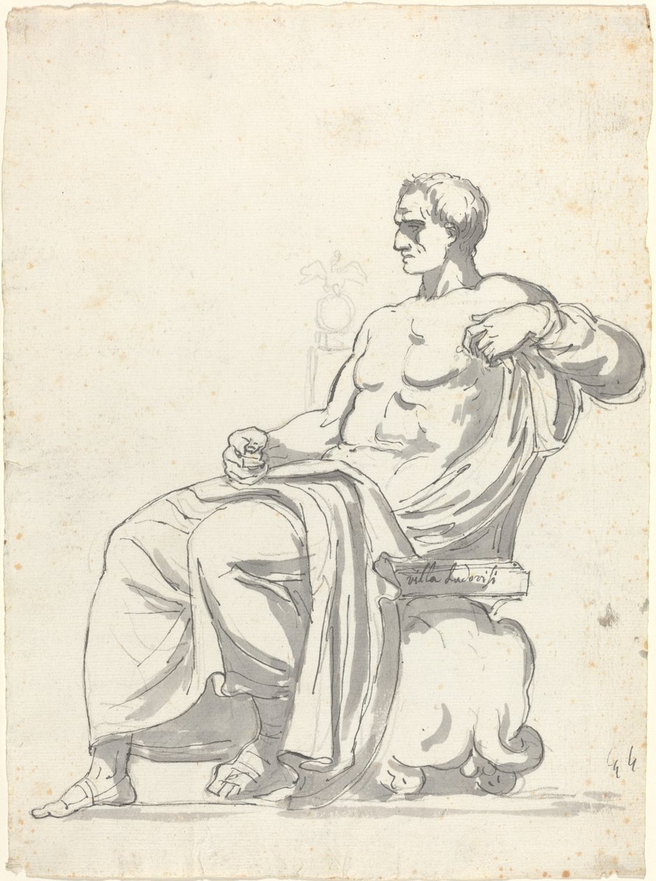 Ludovisi Menander by Augustin Pajou