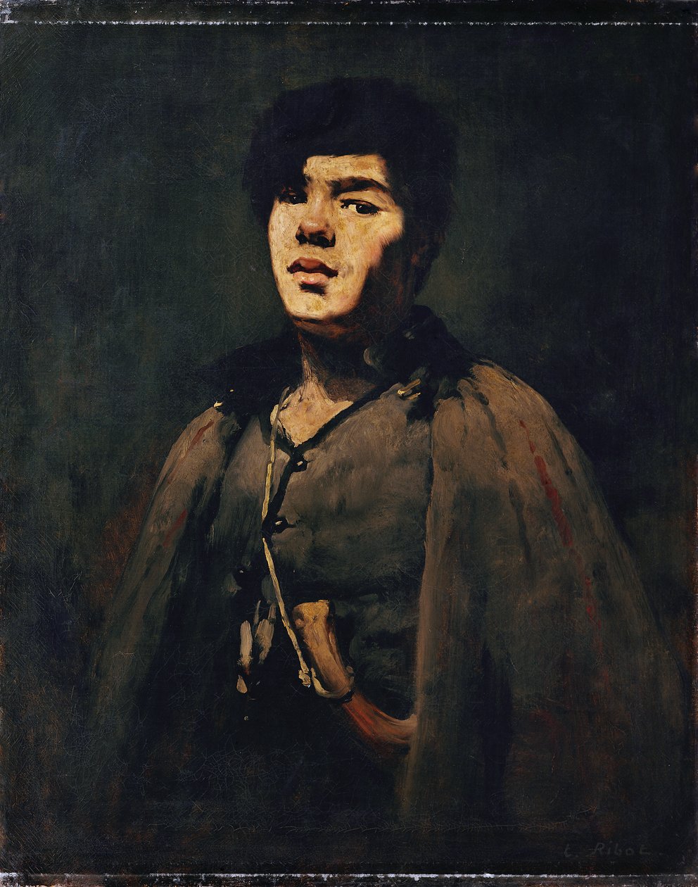 genç çoban by Augustin Théodule Ribot
