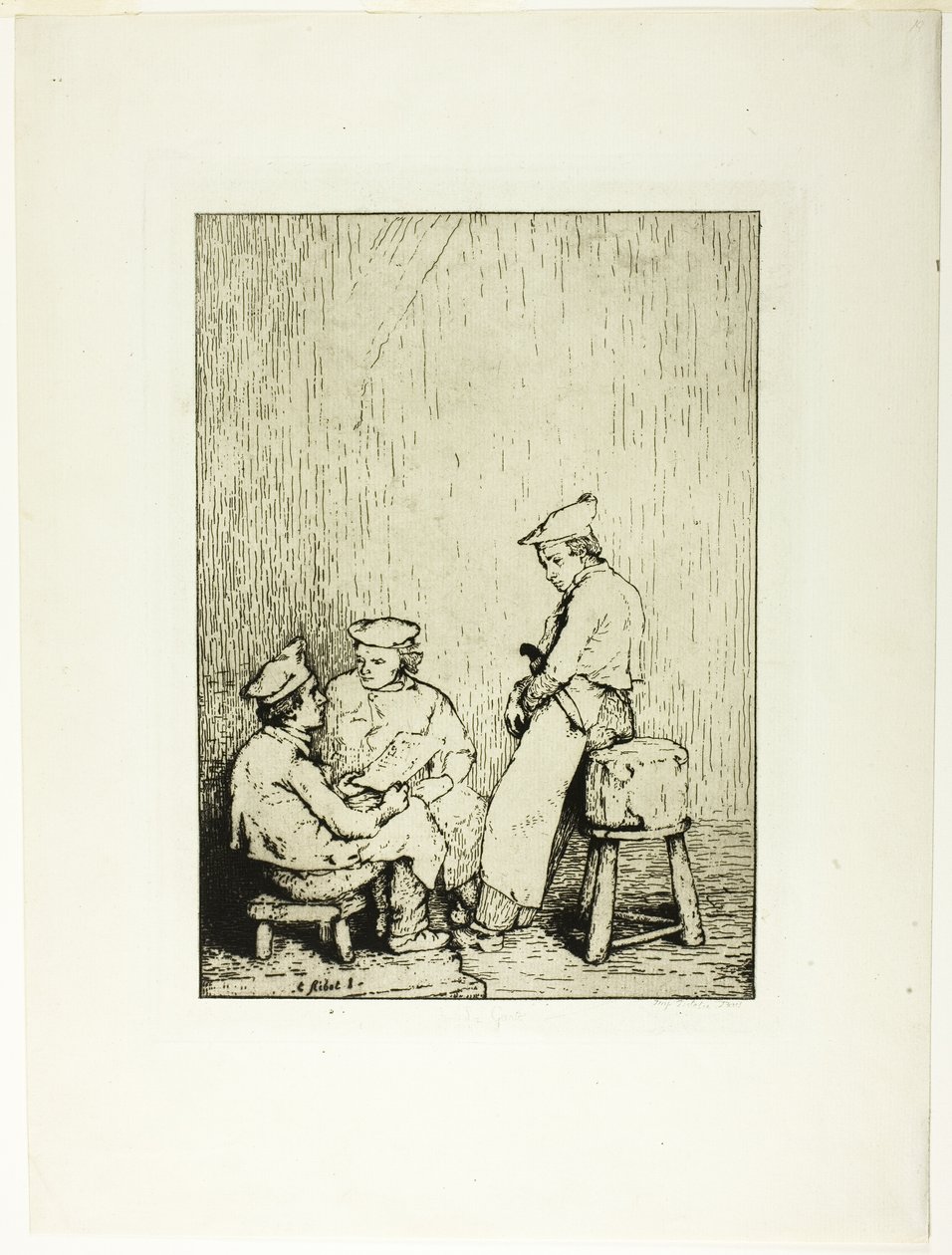 Menü by Augustin Théodule Ribot