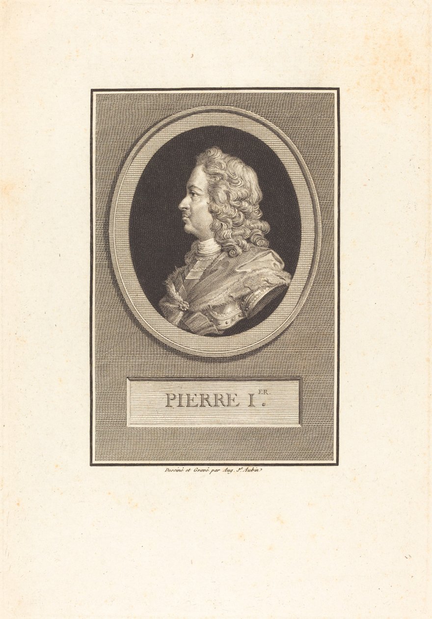 Büyük Peter by Augustin de Saint Aubin