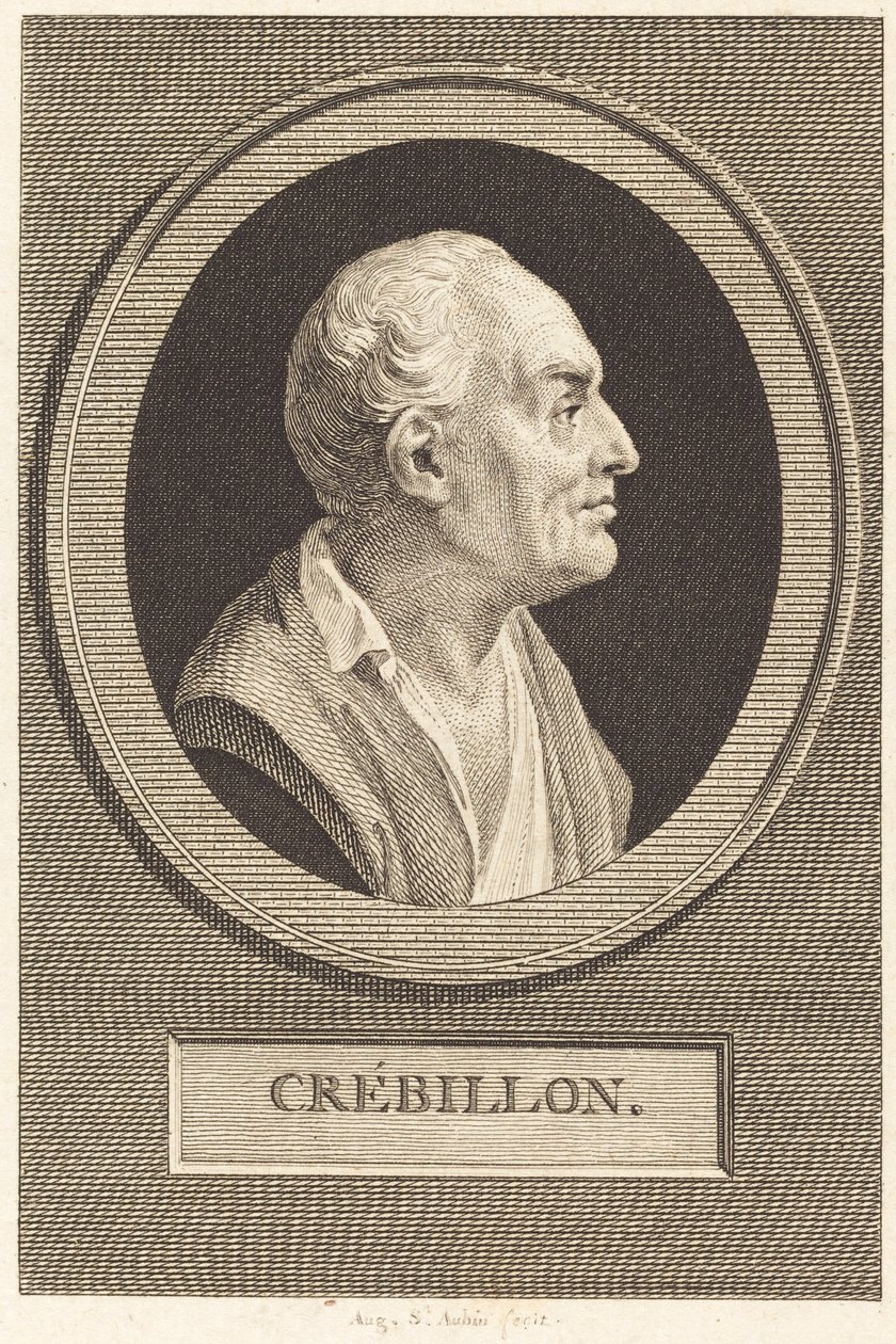 Başarılı Jolyot de Crebillon by Augustin de Saint Aubin