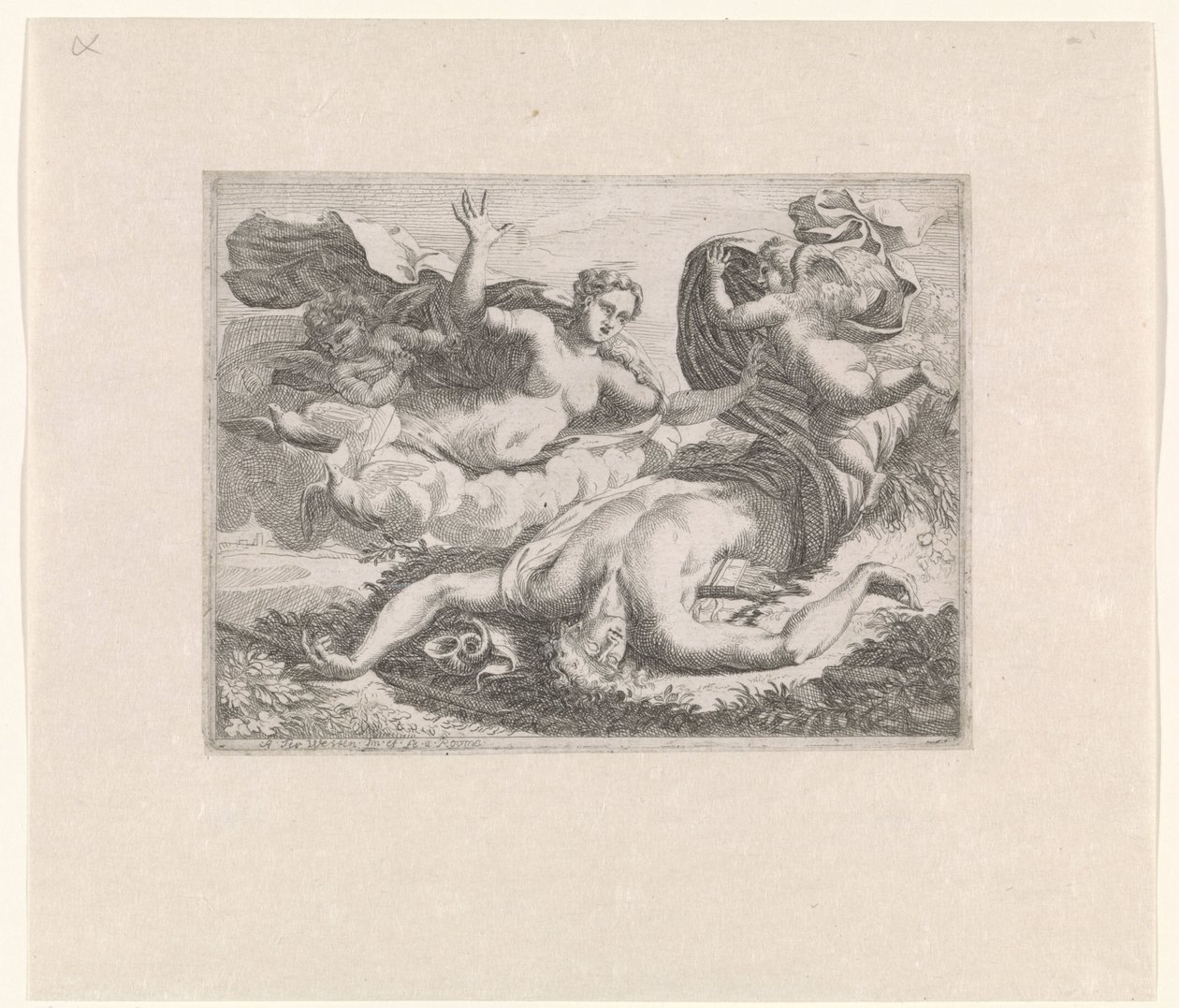 Venüs ölü Adonis için yas tutuyor by Augustinus Terwesten (I)