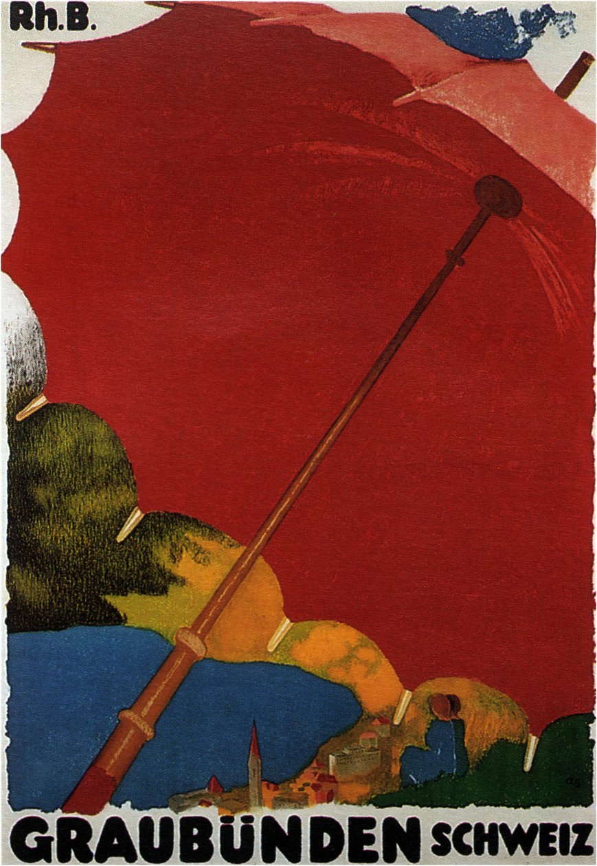 Grisonlar, İsviçre, 1918 by Augusto Giacometti