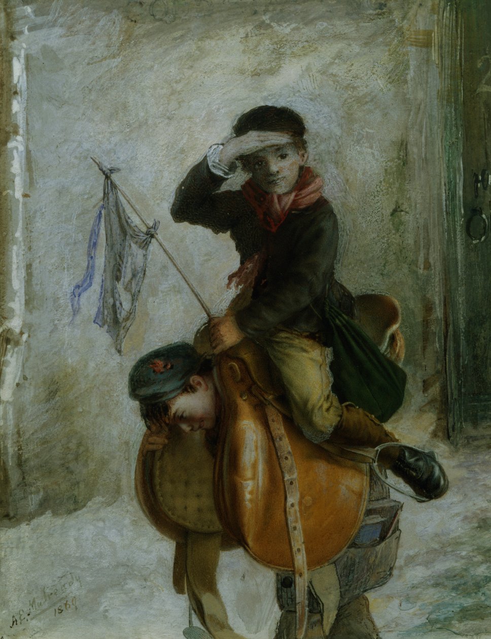 Genç Süvari by Augustus Edward Mulready