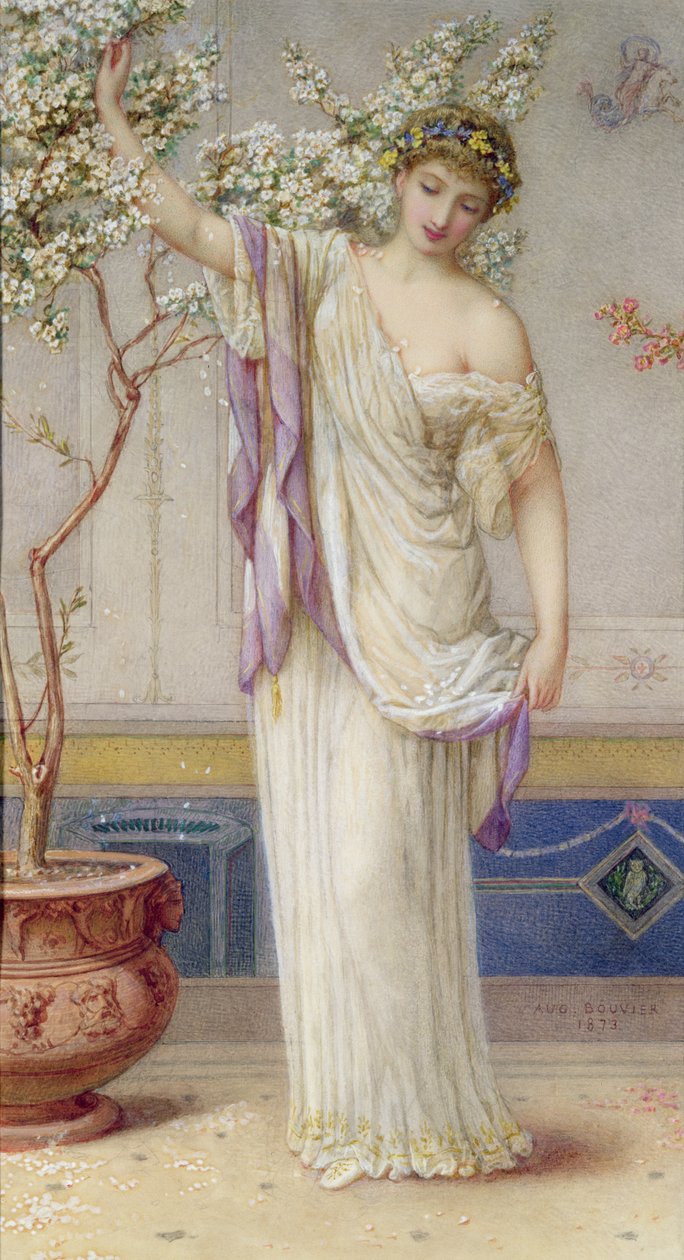 bitki örtüsü, 1873 by Augustus Jules Bouvier