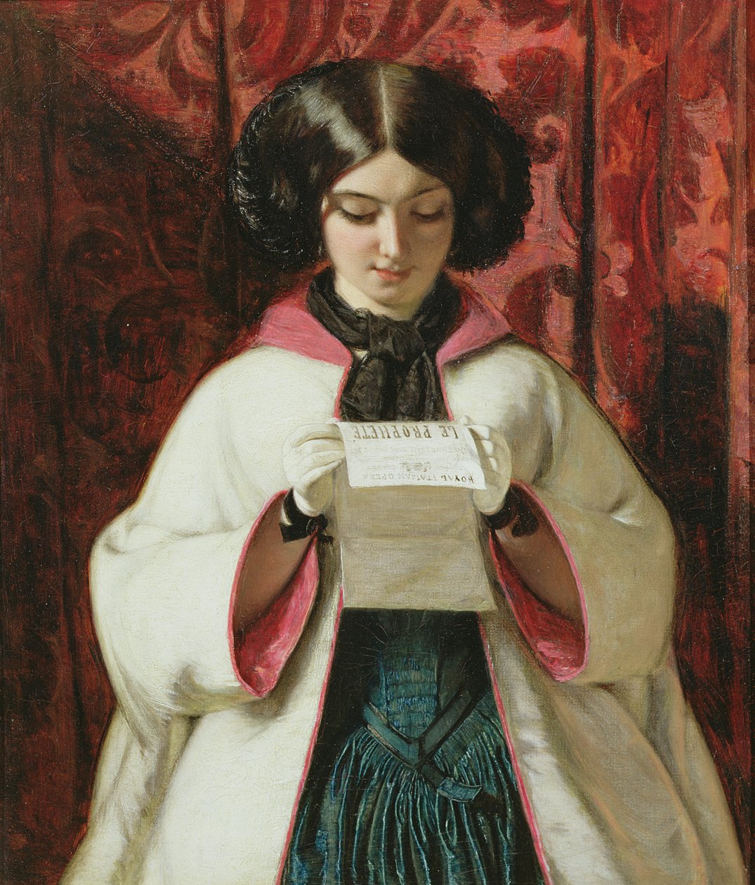 ದಿ ಒಪೇರಾ ಮ್ಯಾಂಟಲ್, 1851 ಟರ್ಕ್ by Augustus Leopold Egg