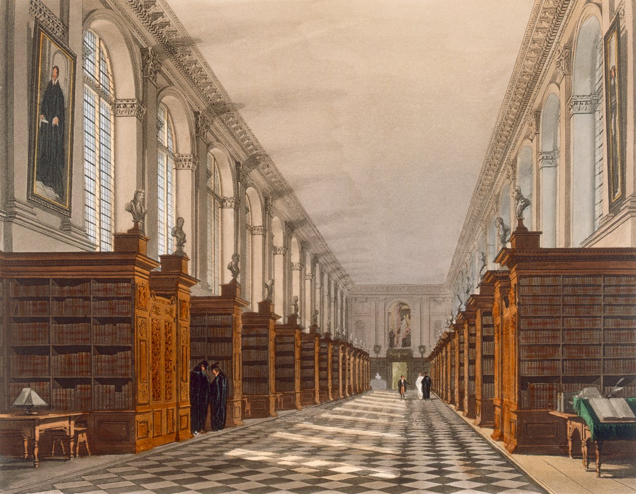 Daniel Havell (1785-1826), pub tarafından oyulmuş Cambridge Tarihi