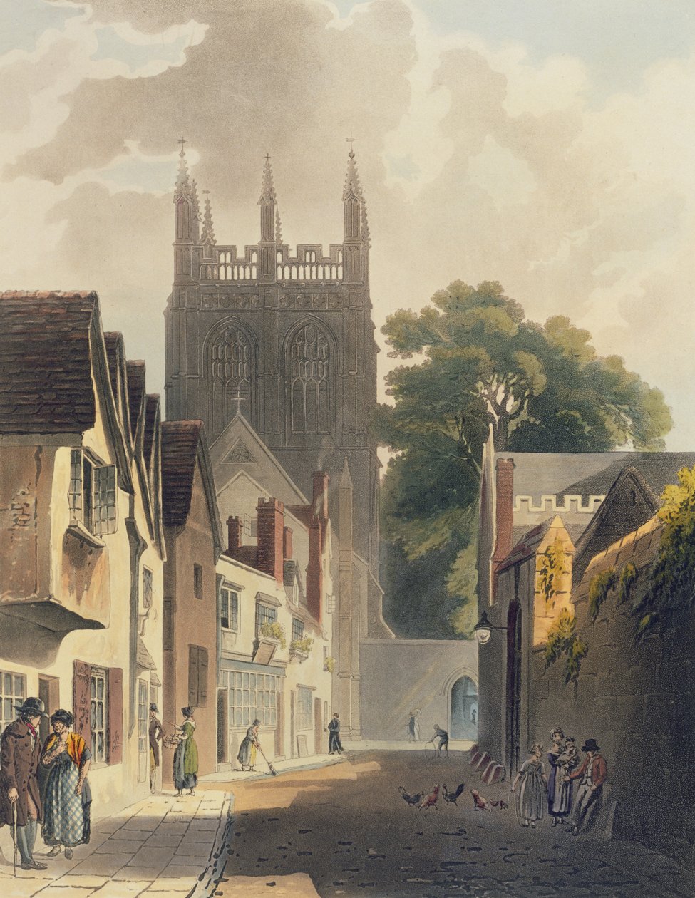 Saksağan Yolu, Oxford, J. Bluck (fl.1791-1831) pub tarafından oyulmuş 