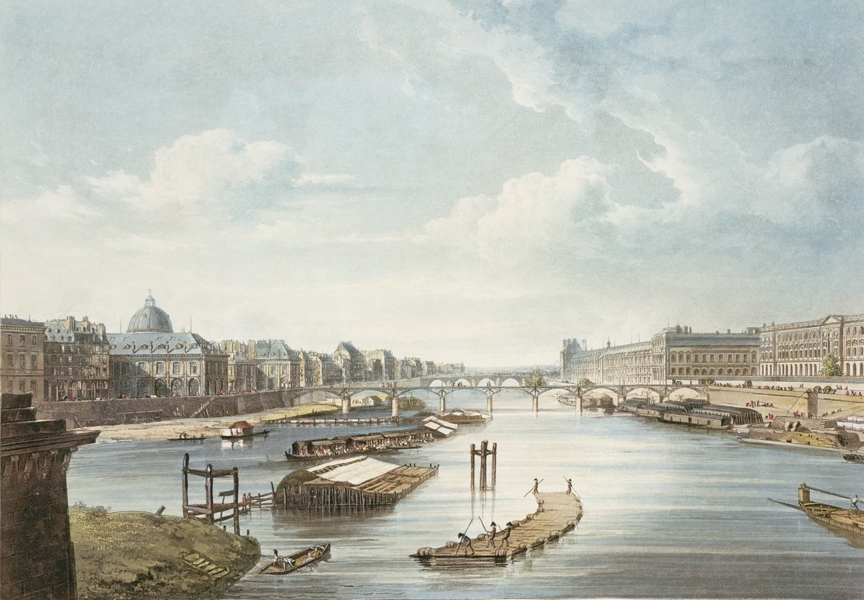 Louvre, Thomas Sutherland (d.1785) tarafından oyulmuş 