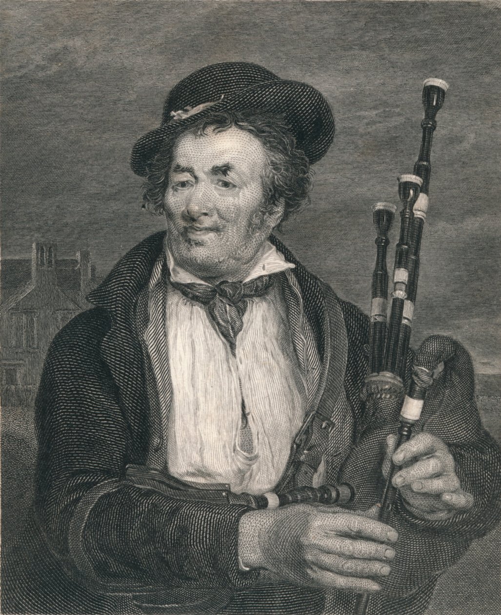 "The Bag Piper, David Wlkie, R.A.