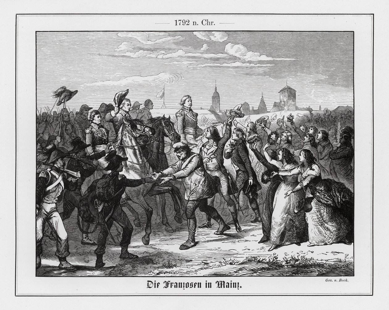 Fransız birliklerinin Mainz