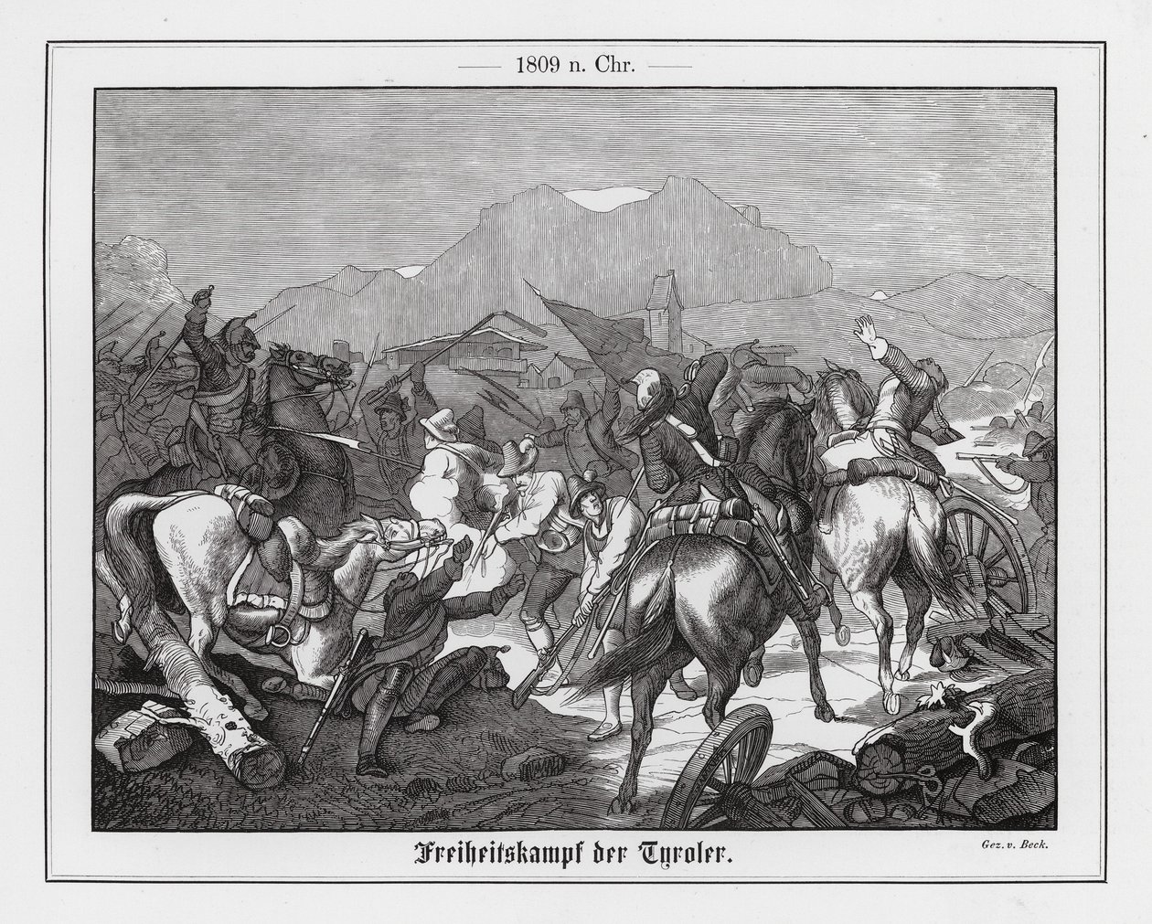 Tirol İsyanı, Avusturya by Augustus J. Beck