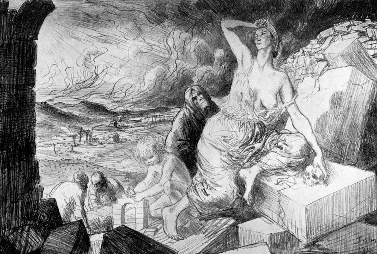 Şafak, 1917, c1920 by Augustus John