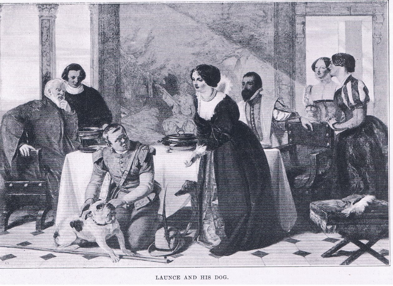 Launce ve köpeği, The Magazine of Art 1893, Cassell and Company