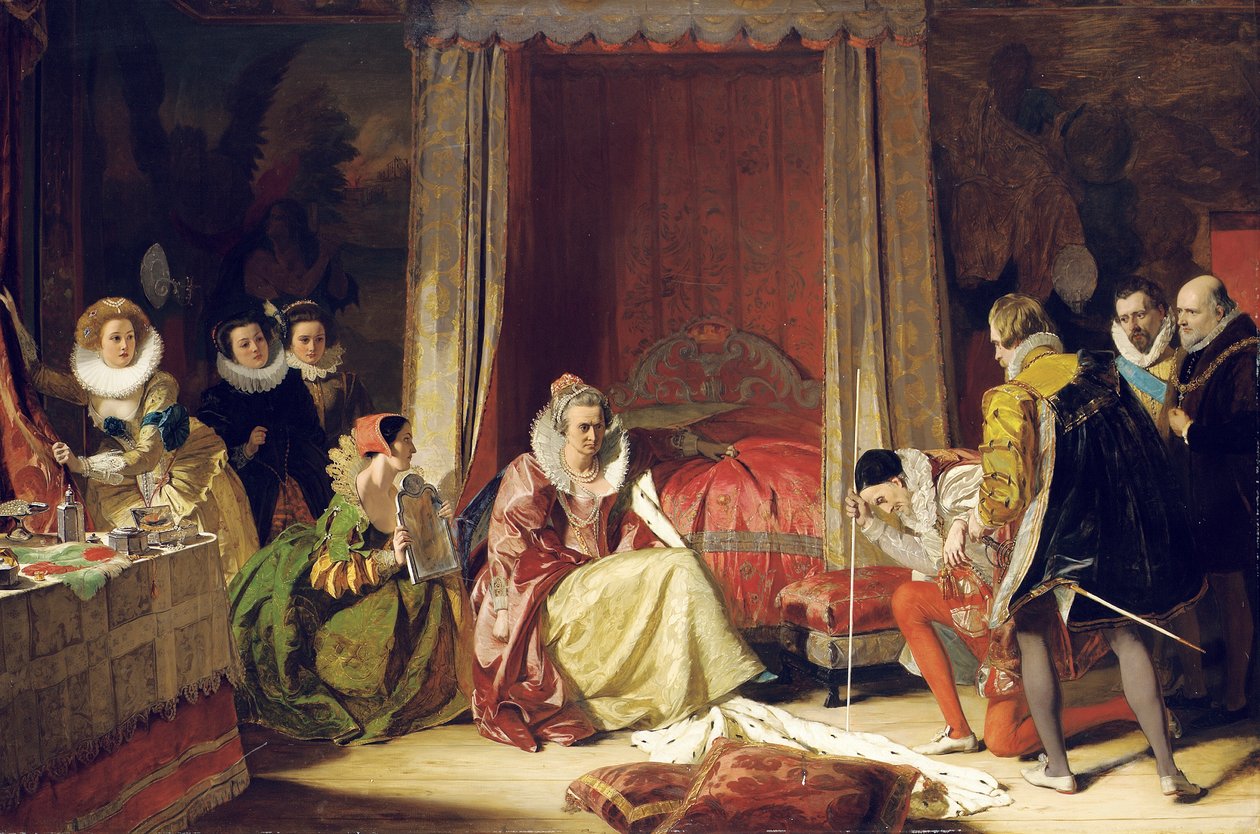 Kraliçe Elizabeth artık genç olmadığını keşfetti by Augustus Leopold Egg