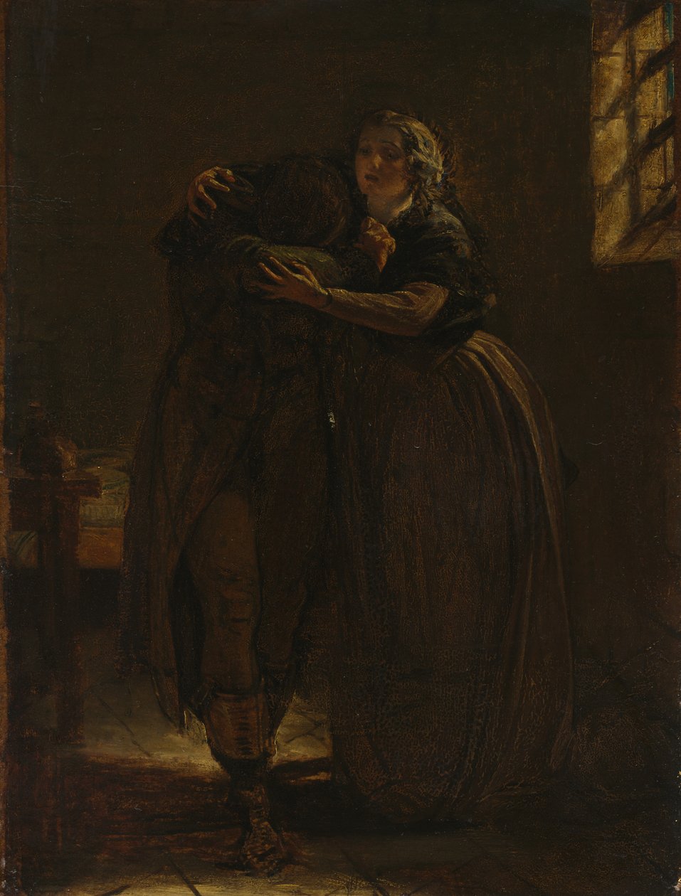 "Gel Bu Kuyruğumda Dinlen Benim Kendi Dargın Sevgilim" Çalışması by Augustus Leopold Egg