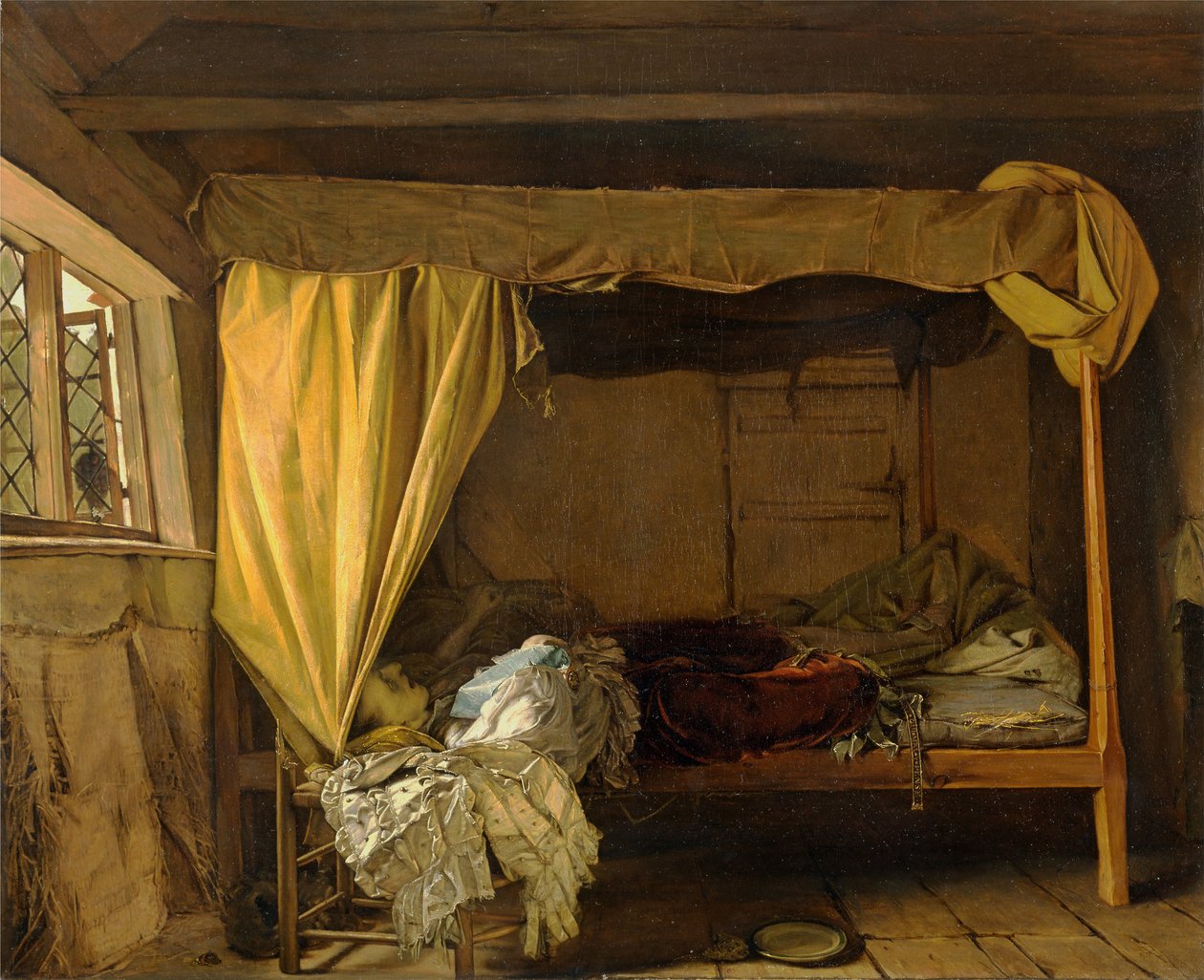 Buckingham'ın Ölümü, 1850'ler by Augustus Leopold Egg