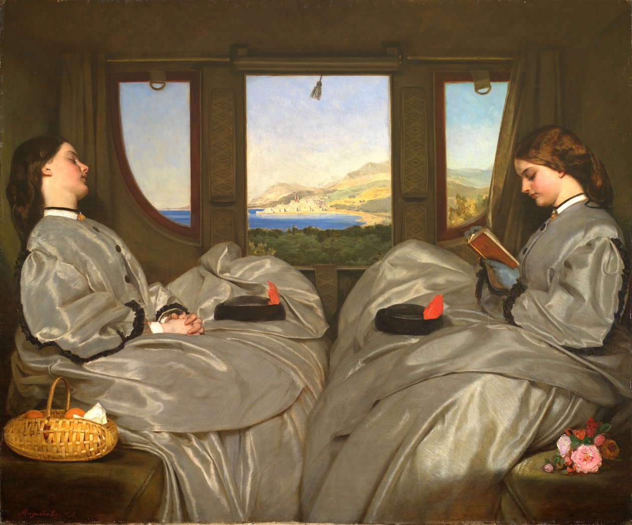 Seyahat Edenler, 1862. by Augustus Leopold Egg