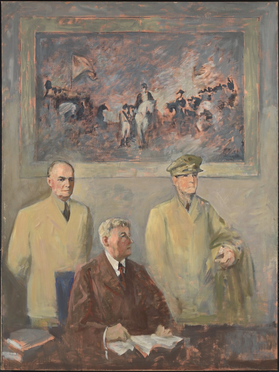 Yüksek Komuta - Sol Panel, 1947-1949. by Augustus Vincent Tack