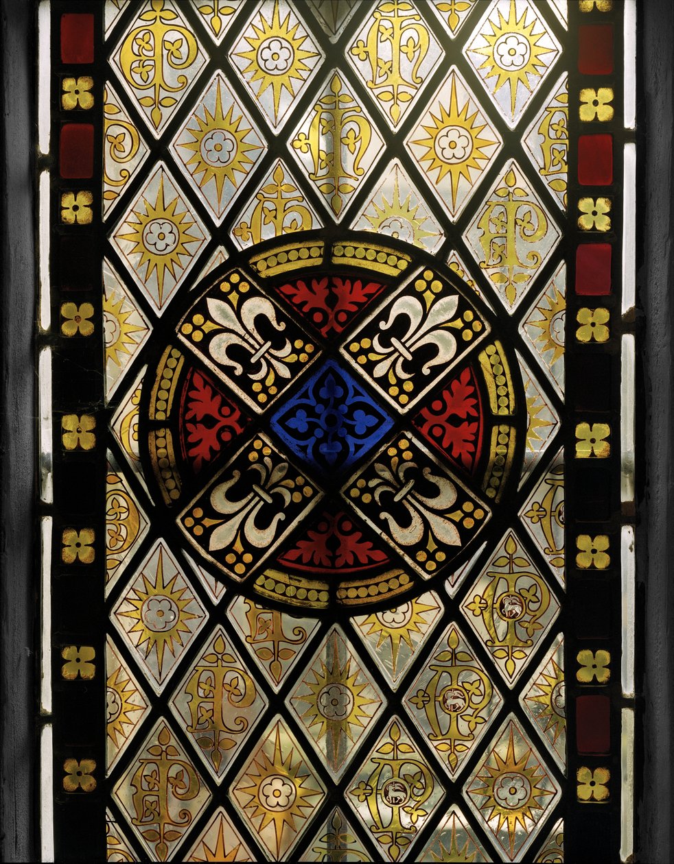 Manastır Penceresi, detay, 1846 (vitray) by Augustus Welby Northmore Pugin